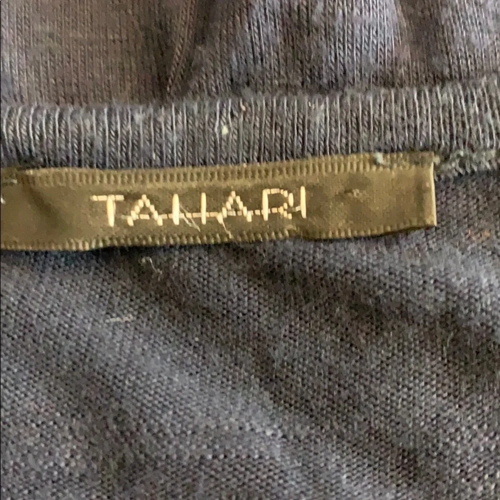Tahari Burn Out Navy Top S 🧜🏻♀️ - Picture 4 of 6